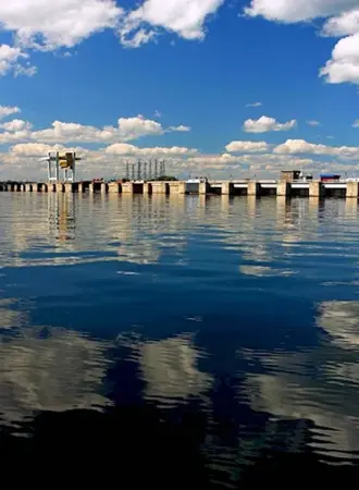 Ангара ГЭС пляж