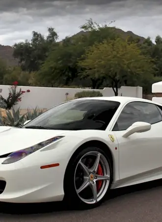 Феррари 458 белая
