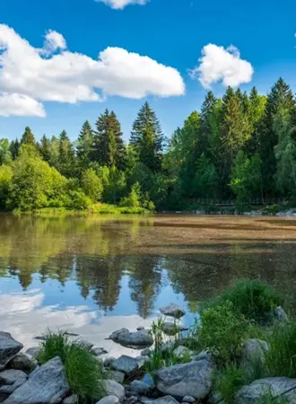 Финляндия природа озера