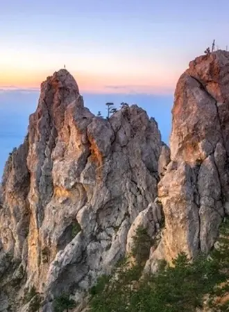 Гора ай Петри зубцы