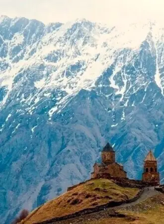 Гора Казбек Гергетская Церковь