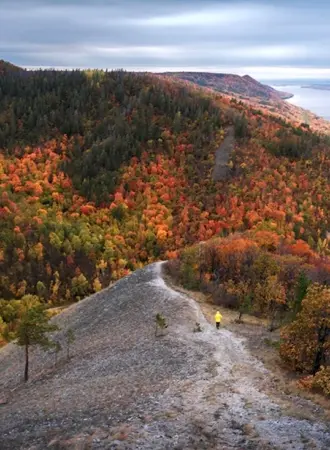 Гора Стрельная Самарская лука Жигулевские горы