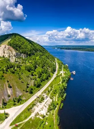 Гора Стрельная Самарская лука Жигулевские горы