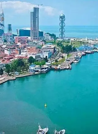 Город Батуми вид сверху