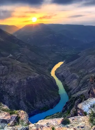 Горы Дагестана Сулакский каньон