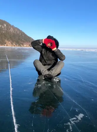 Катание на Байкале
