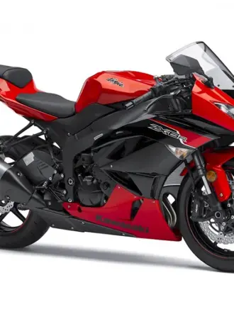 Kawasaki Ninja zx6r 2012 красный