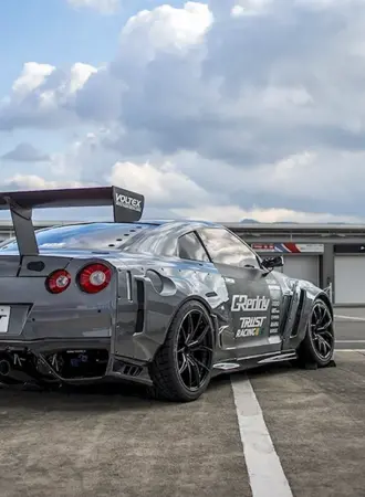 Nissan GTR r35 дрифт