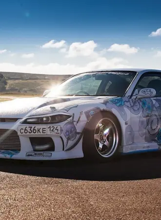 Nissan Silvia s15 Королева дрифта