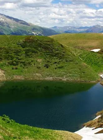 Озеро Подскальное Архыз