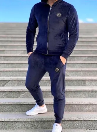 Philipp plein спортивный костюм мужской велюровый