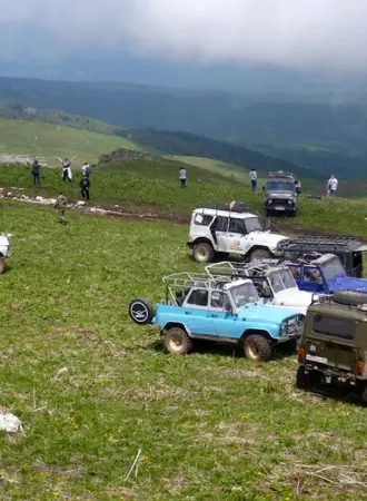 Плато Лагонаки джиппинг
