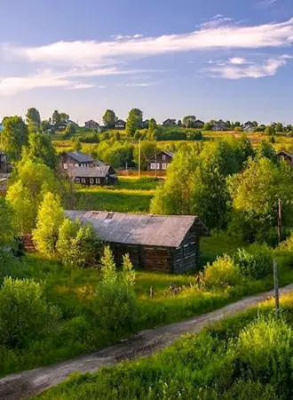 Поселок русская деревня