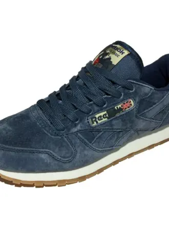 Reebok Classic синие замшевые