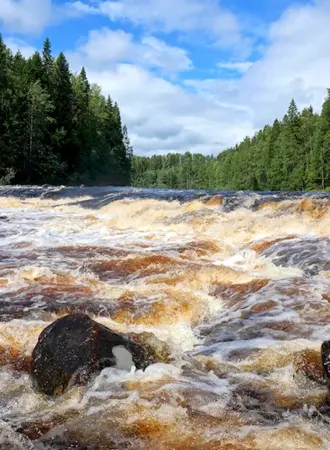 Река Шуя порог Кеняйкоски
