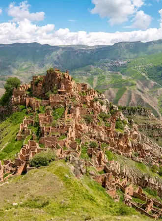Село призрак в Дагестане Гамсутль