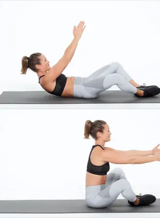 Sit ups упражнение