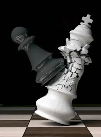 Сломанная шахматная фигура
