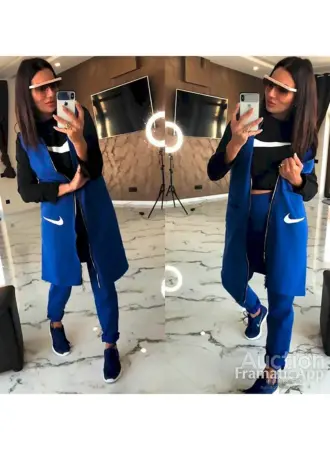 Спортивный женский костюм синемера 21 тройка