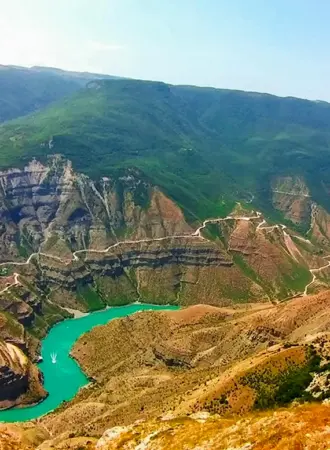 Сулакский каньон в Дагестане