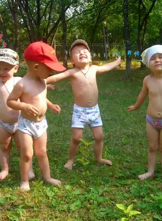 Воздушные ванны для детей