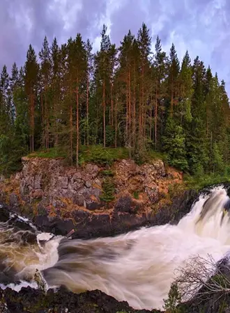 Заповедник и водопад Кивач