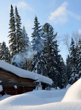 Зимняя Красноярская Тайга