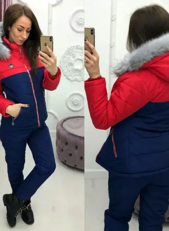 Зимний болоневый костюм
